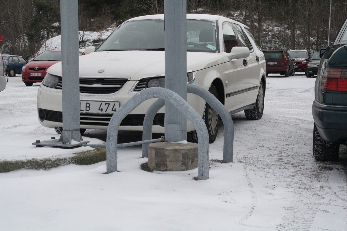 Påkörningsskydd ø76, 750x1150 mm