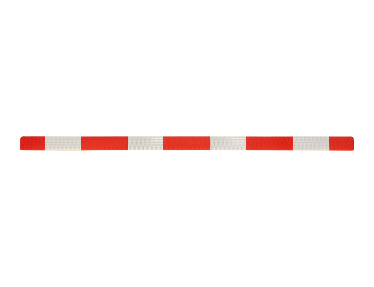 Reflexskylt 2300x100 Vit/Röd, 3M High Intensity